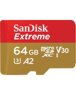 SANDISK MicroSDXC Extreme 64GB Adapter 170MB/s A2 C10 V30
