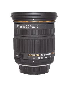Brugt Sigma 18-50mm f/2,8 EX DC Macro set oppefra