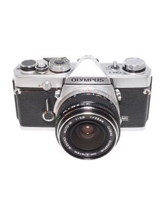 Olympus OM‑1 krom med Zuiko 35mm f/2,8, brugt