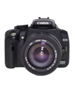 Canon Eos 350D med 28-105mm f/3,8-5,6 forfra