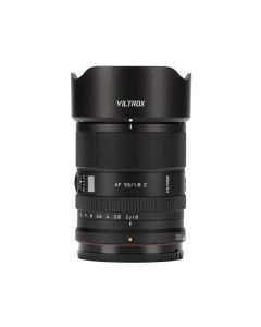 VILTROX AF55mm F1,8 EVO til Nikon Z-mount med modlysblænde og dæksel