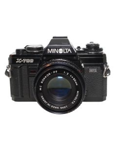 Minolta X‑700 MPS med MC Rokkor‑PF 50mm f/2,0 -brugt