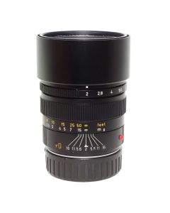 Brugt Leica Summicron‑M 90mm f/2.0 set oppefra