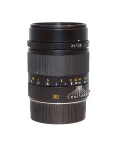 Leica Summarit-M 90mm f/2.5 set oppefra