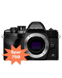 Olympus E-M10 Mark IV (4) Hus Sort
