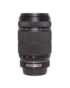 Brugt Pentax DA L 55-300mm f/4,0-5,8 set oppefra