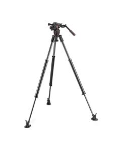 MANFROTTO Stativkit Video Nitrotech 608 + 635 Fast Kulfiber