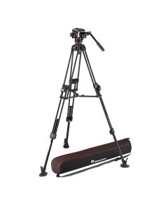 MANFROTTO Videostativkit 504X + 645 Fast Twin Aluminium