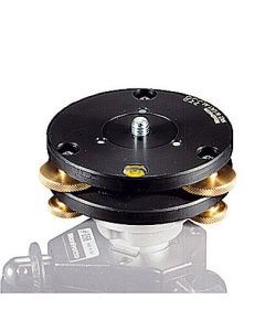 MANFROTTO Nivelleringsplade FOTO 338 3/8 Hun - 3/8 Han