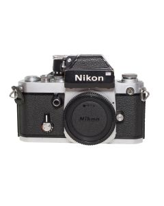 Brugt Nikon F2 med Photomic søger set forfra