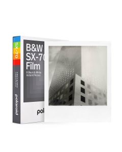 POLAROID Film SX-70 Sort/Hvid Hvid ramme