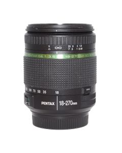 Pentax DA 18-270mm f/3,5-6,8 ED SDM, brugt set oppefra