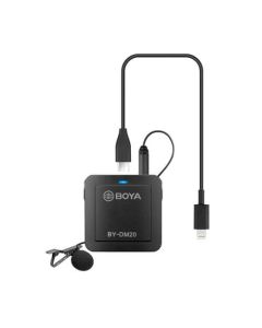 BOYA Mikrofon BY-DM20 Lavalier Dual 2-Kanal USB-C/Lightning 2m.