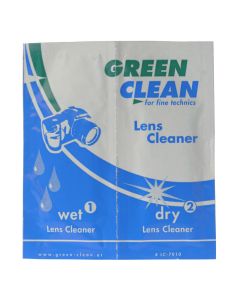 GREEN CLEAN Pudseklud Objektiv LC-7010 Våd/Tør Blister 10 pak