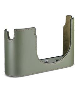 Leica Halvtaske Læder Olive green Q3 (19653)