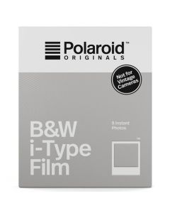 POLAROID Sort/hvid-film i-Type Hvid Ramme